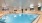 a swimming pool in a building